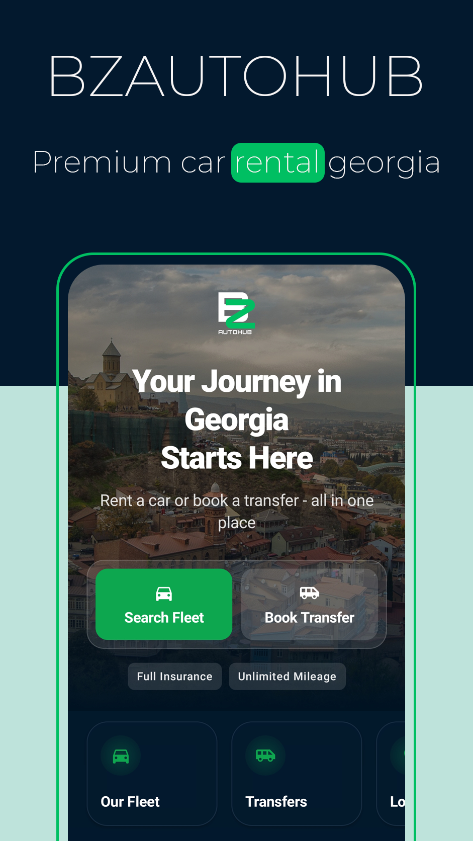 BZAUTOHUB Booking App Screenshot