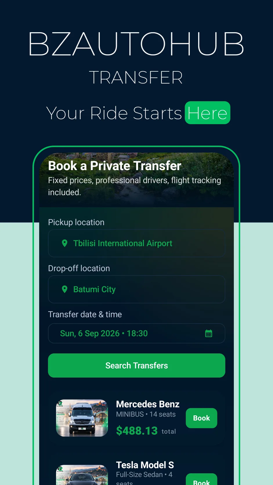 BZAUTOHUB Booking App gallery