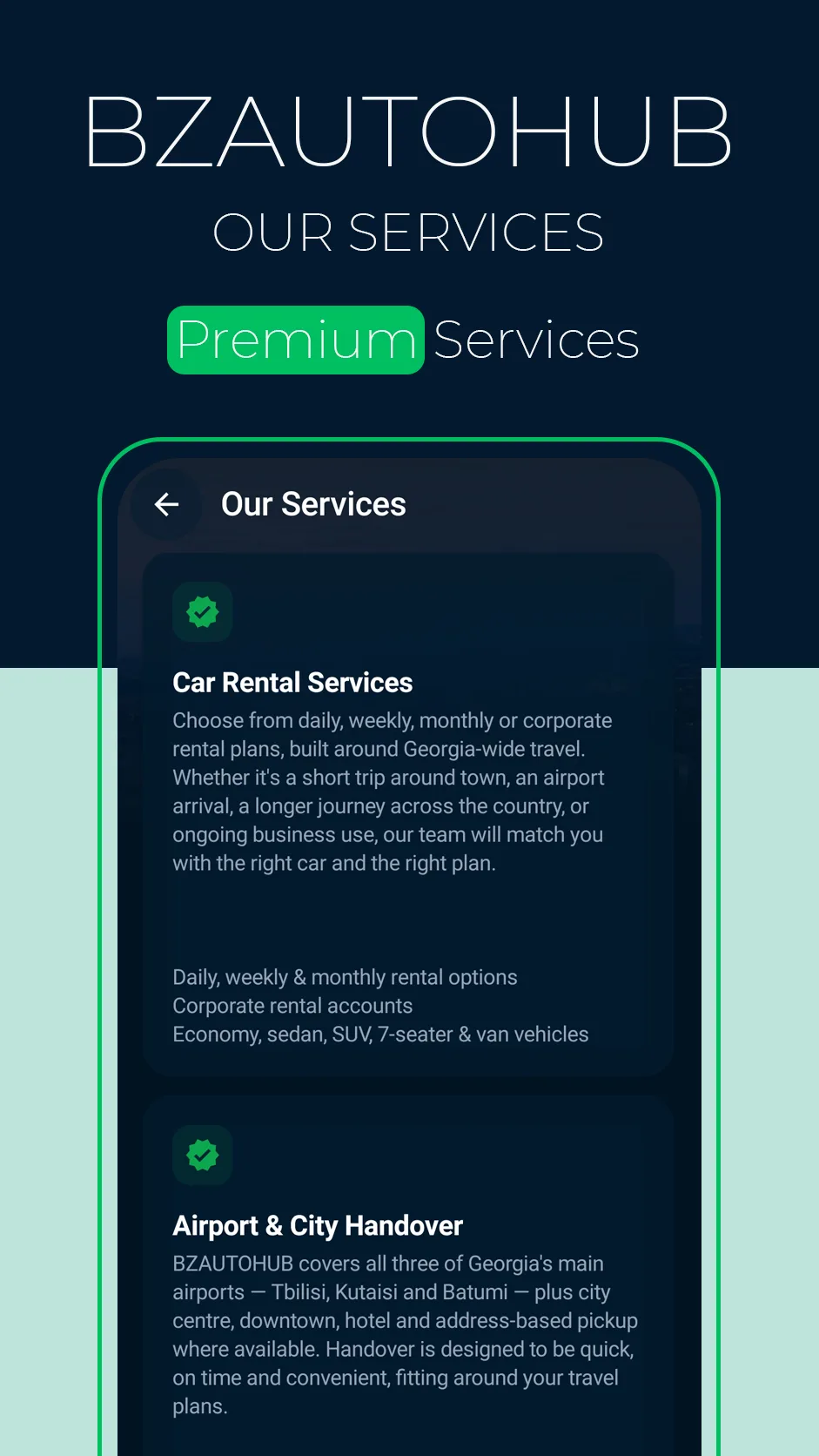 BZAUTOHUB Booking App gallery